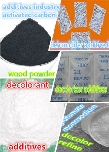 Activated carbon as deodorizer additives dehumidifer additives decolorant additives glutamate additives