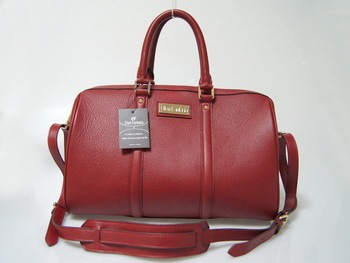 Leather boston and speedy handbags