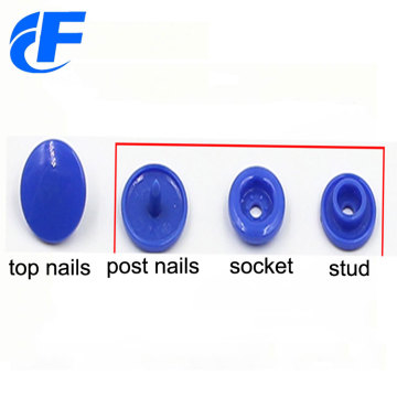 Wholesale plastic press snap buttons for raincoat clothes