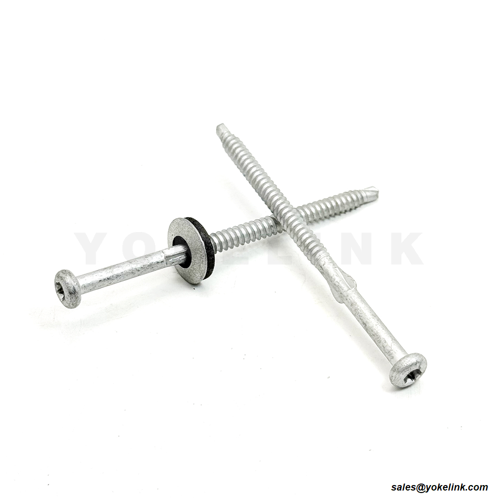 Önmetsző csavarok Süllyesztett önfúró szárnyvégű csavar