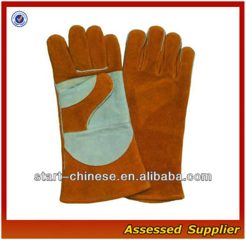 Newly QHWL-02 General Purpose Standard Grade Cow Split Welding Gloves Standard Size