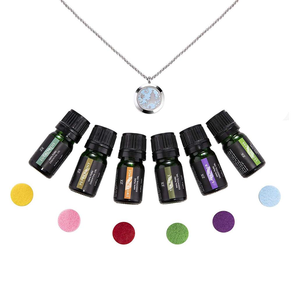Aroma Essential Oils With Necklace