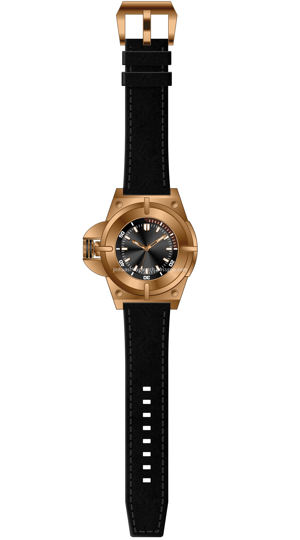 Gold Titanium Watch