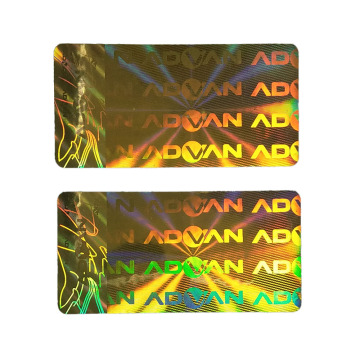 Label laser holograpik 3D untuk minuman makanan kosmetik