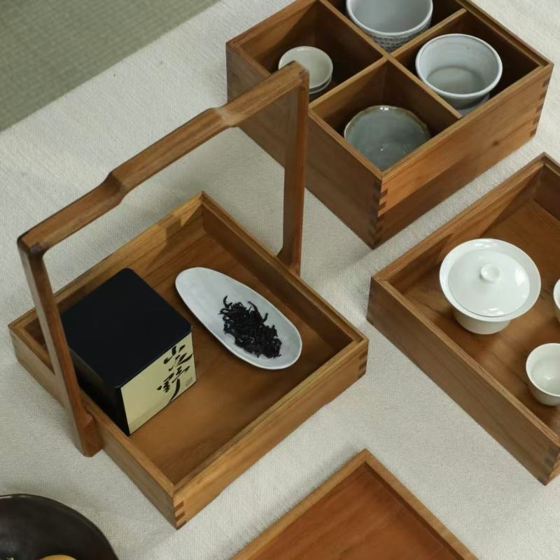 Exquisite Wood-Inspired Tableware with Handcrafted Details