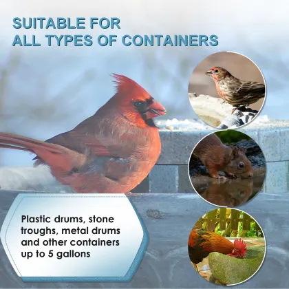 500W De-Icer Submersible Bird Bath Heater for Livestock and Poultry