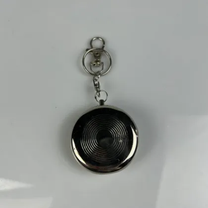 Stainless Steel Mini Portable Ashtray with Cigarette Snuff Device