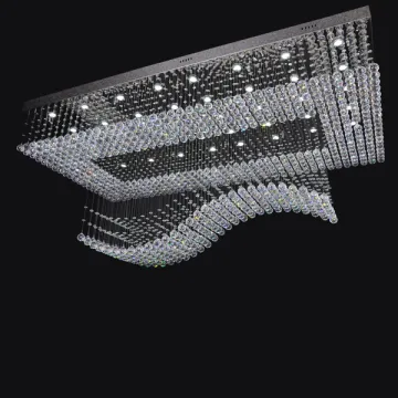 hotel led chandelier crystal hanging line chandelier