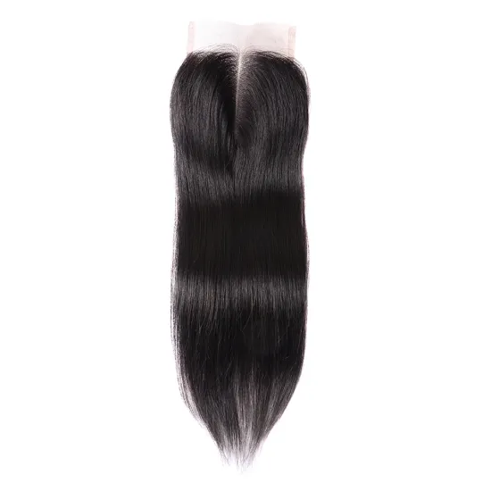 Natural Black Virgin Human Hair Lace Closure 2x6 4x6 Lace Closure 4x4 5x5 6x6 All Size Lace Closure Straight Wave With Baby Hair