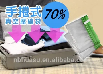 nylon vacuum storage bag for travel
