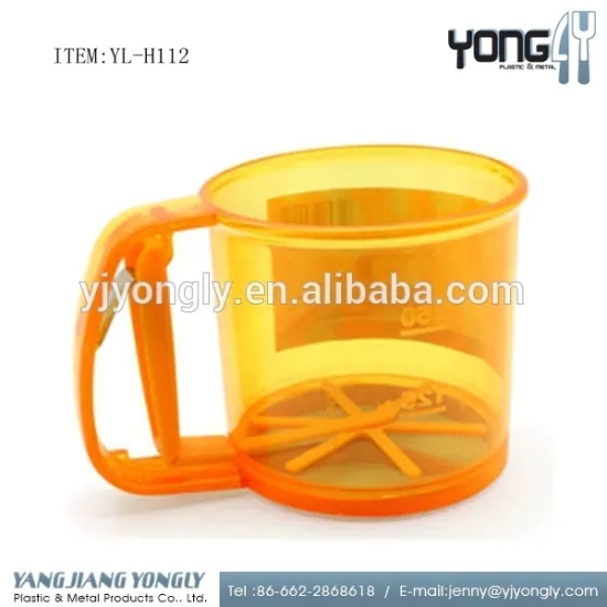 Plastic flour sifter for Baking Cooking flour sieve