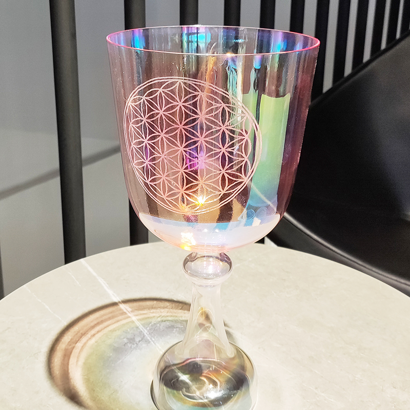 Q're flower of life crystal singing grail