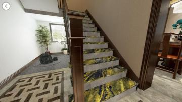 Big blue sodalite slabs design for house