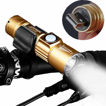 2000 Lumen Bike Light: Aluminum USB Charging Smart Cycling Headlight