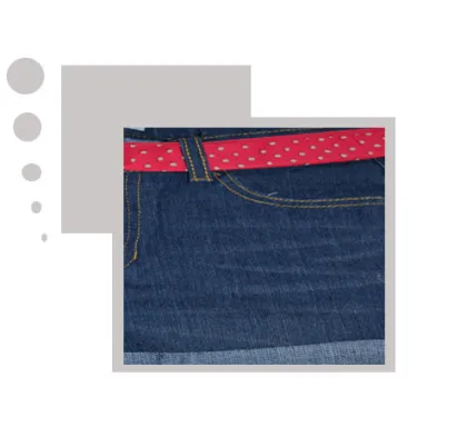 custom children denim shorts