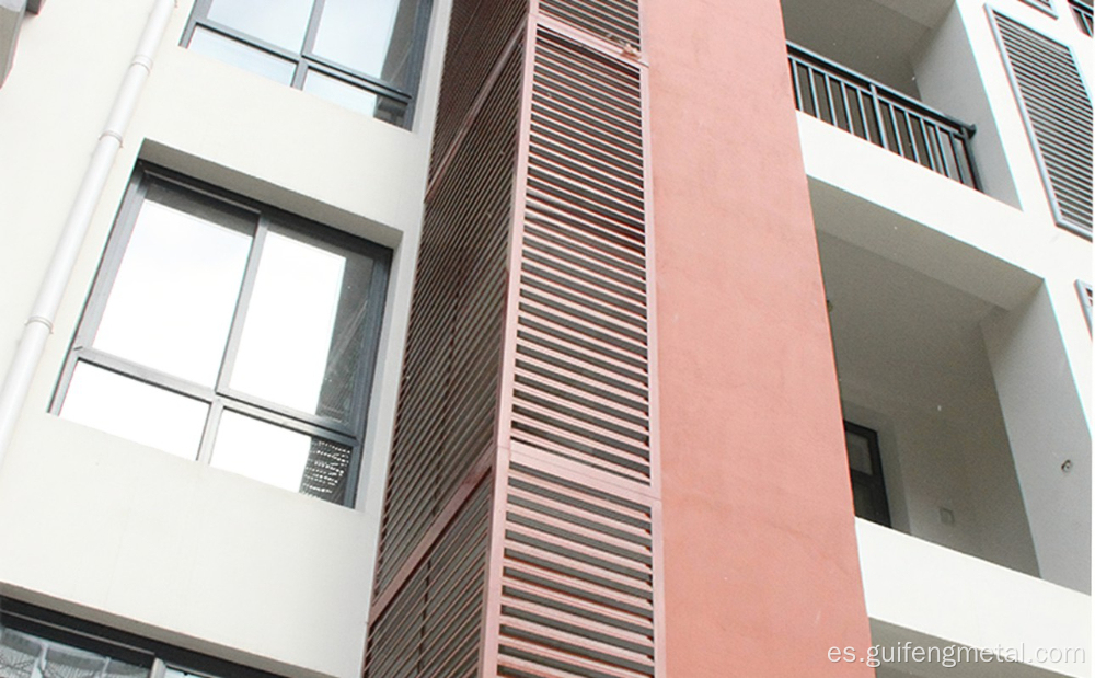 Puertas de persianas de aluminio y persianas de ventanas