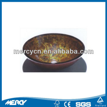 Glass wash basin single glass wash basin