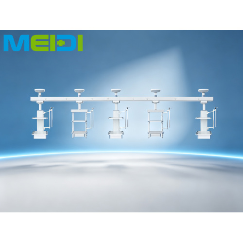 Customizable 4 Bed Shared ICU Ceiling Bridge, Dry Wet Separation, 340° Rotation Intensive Care Pendant