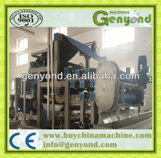 belt type fruit juicer