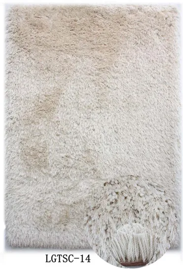 Two Yarn Mix Rug with Long Pile