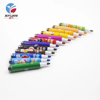 12-Color Water-Based Art Marker Pen Set for Artists and Crafters