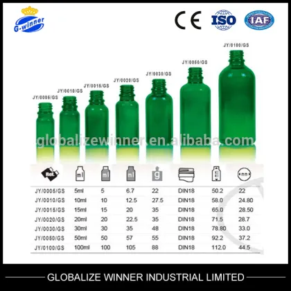 50ml green frost essential oil bottle use for perfume,cosmetic bottle