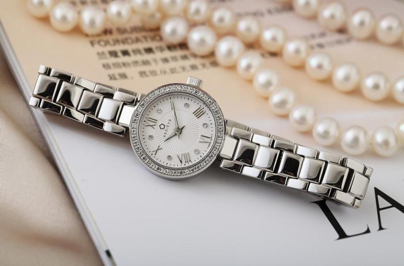 Stainless steel Gold PVD women's watches