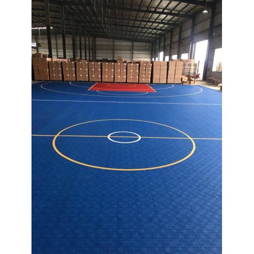 Mahkamah Futsal Interlocking Portable Digunakan Anti-Slip Interlocking Sports Flooring