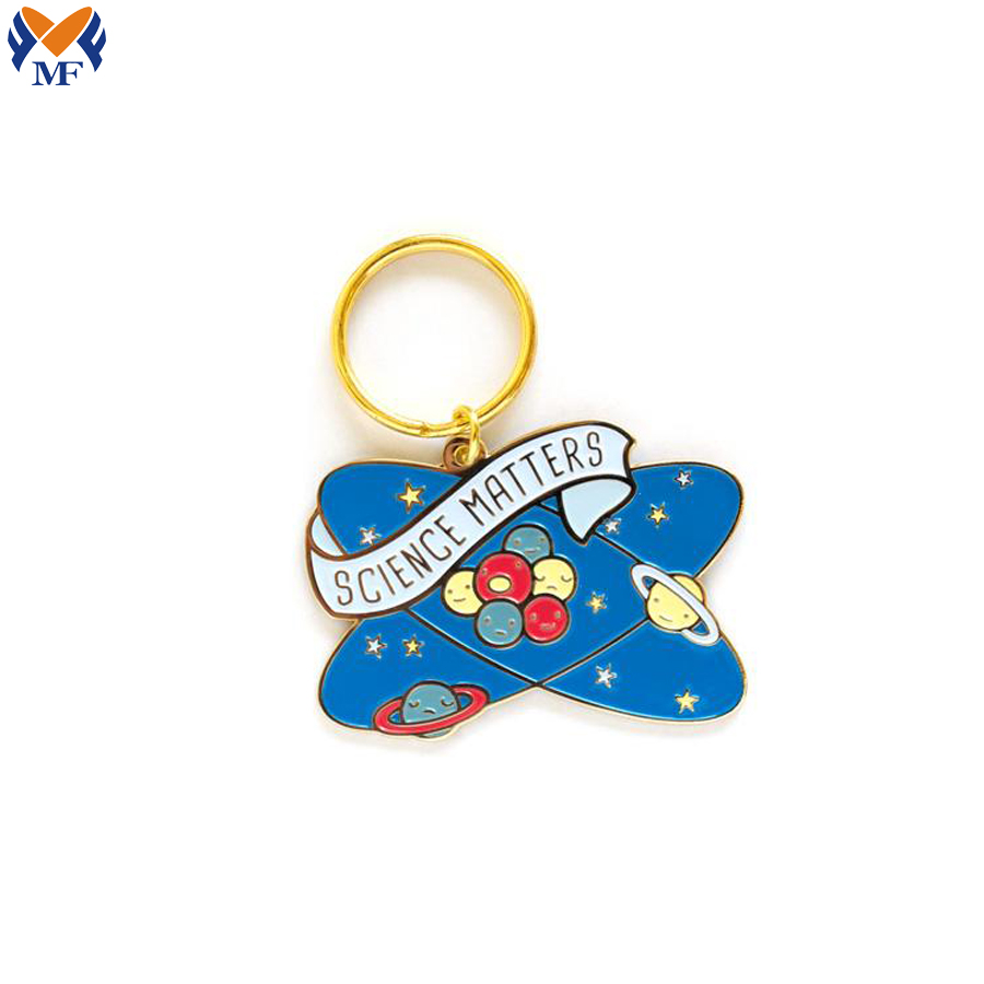 Science Matter Enamel Keychain