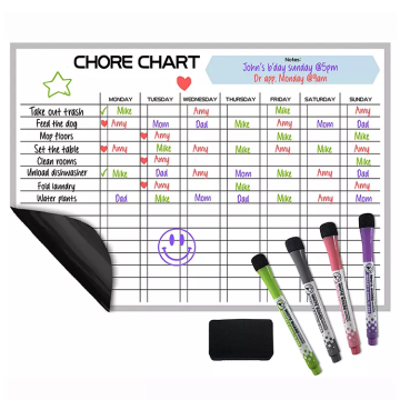Customizable Magnetic Flexible Drawing Board and Standard Magnetic Dry Erase Whiteboard for Fridge