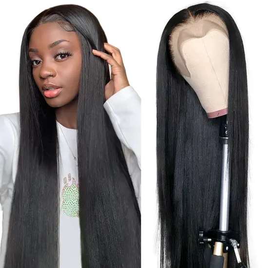 Transparent pre plucked hd lace front wigs 13x6,hd full lace human hair wigs,large size  100% virgin human hair hd lace wigs
