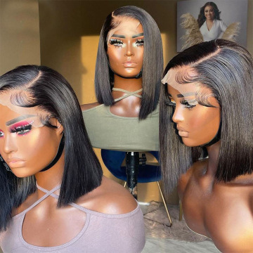 Wholesale 180% HD Lace Frontal Bob Virgin Hair Wigs for Black Women