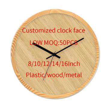 Wholesale Custom Wall Clocks: Wood, Metal & Plastic for Home Decor & Gifts
