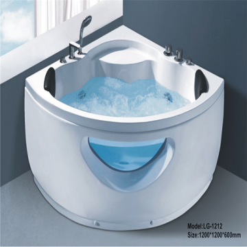 Luxuriöse Whirlpool-Badewanne mit Sitz