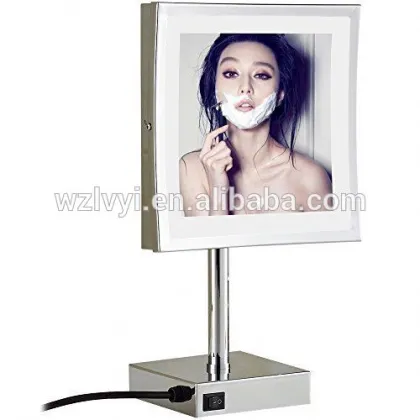 HangZhou modern sophisticate ladies' cosmetic led desk mirror