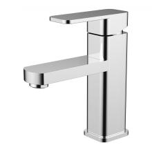 Single handle bathroom basin faucet