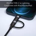 PD 60W Super Fast Fast Cable Type C Lightning