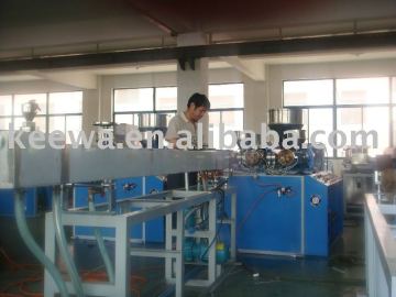 PE plastic pipe making machine