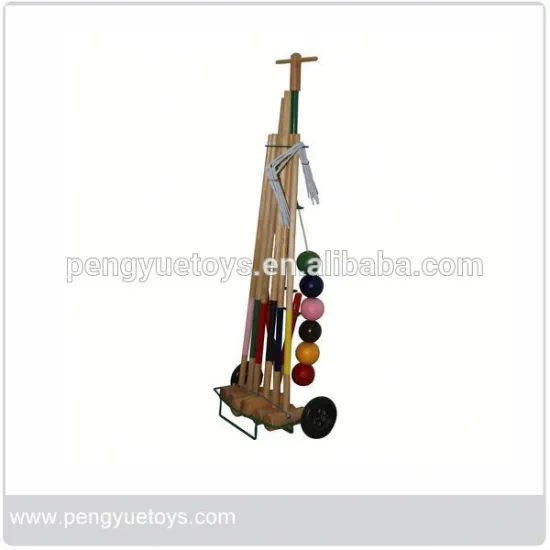 Chinese Wooden Toys Factory	,	Gateball Set	,	Wooden Croquet Set