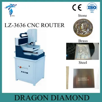 Mini metal cnc router engraving machine LZ-3636