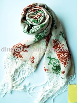 PRINTED WOVEN SCARF