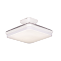 Ventilateur de plafond carré blanc de 43 pouces avec lumière