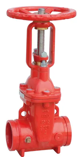 American Grooved Resilient OS&Y Gate Valve
