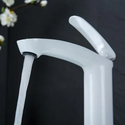 Australia Midas High Rise Basin Mixer White