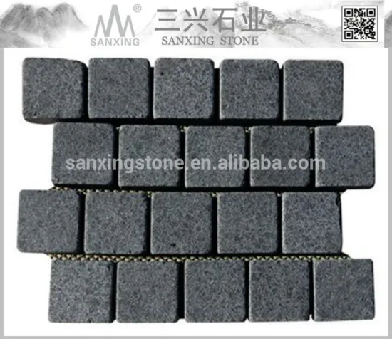 chinese cheap black basalt paving stone