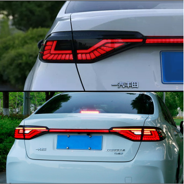 Luzes traseiras LED de carro HCMotionz para Toyota Corolla Middle East Edition 2020-2022