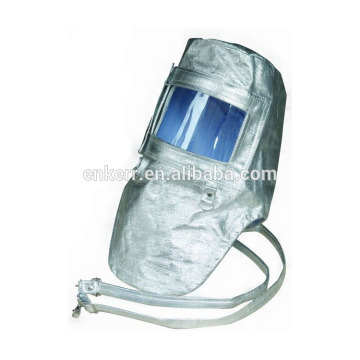 Aluminum foil fireproof hood,heat resistant hood,aluminized fire proof hood