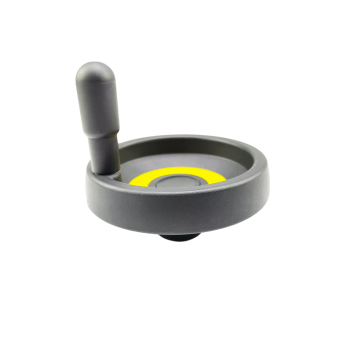 PA Handrad mit Klappgriff und 125 mm Durchmesser - mechanische Teile