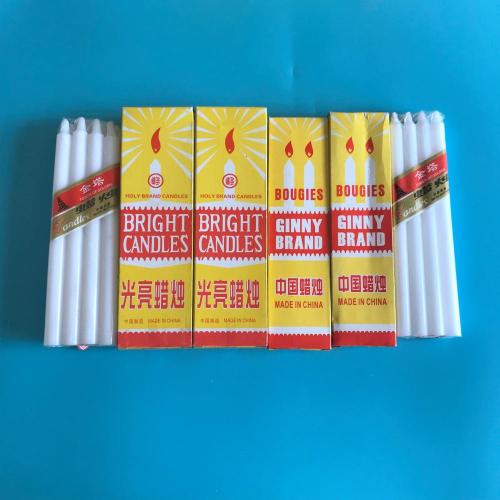 zhongya candle supply holy bright candles yellow box