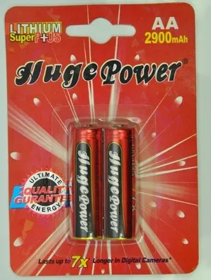 Lithium Iron Battery 1.5V Battery Fr6, Fr03